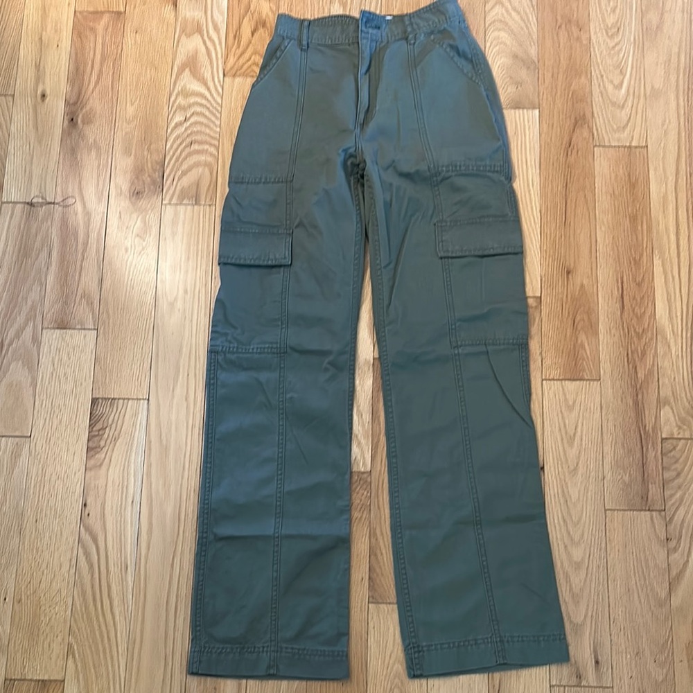 Abercrombie & Fitch Green Cargo Pants Straight Leg